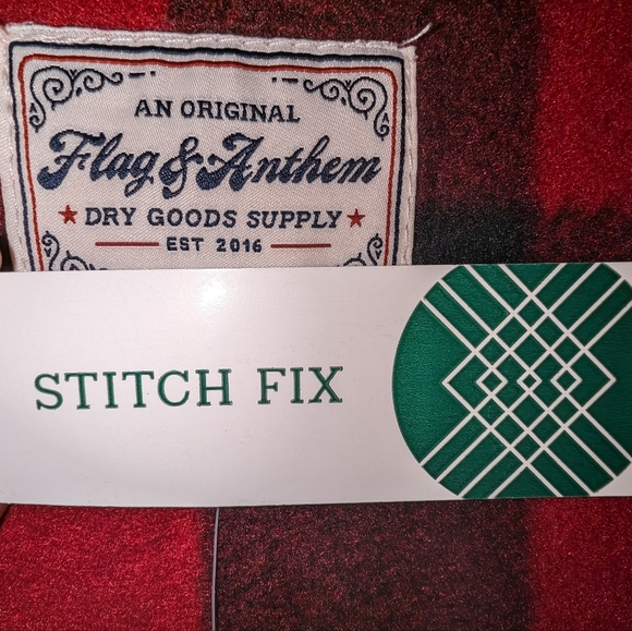 NWT Flag & Anthem Marled Red & Black Full Zip Fleece Lined Rhineland Jacket - Picture 5 of 11